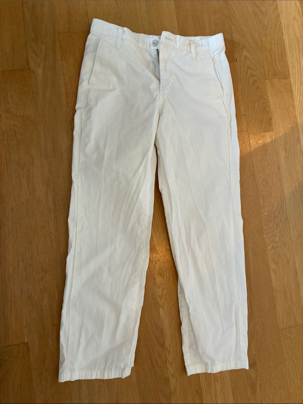 J. Crew White Chinos - Straight Leg